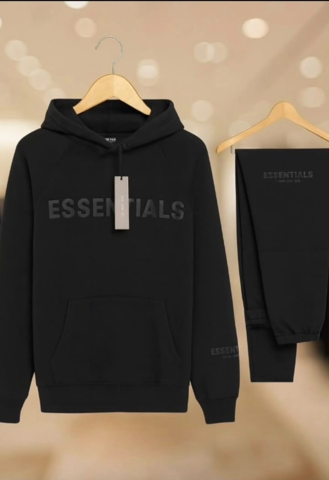 Fear of God Essentials Signature Hoodie & Jogger Set