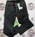 Purple Brand Black Crackle Print Wax Denim Jeans