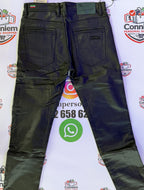Diesel Ducati Coated Cargo Wax Denim Jeans
