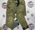Purple Premium Distressed Denim Jeans – Paint Splash Edition