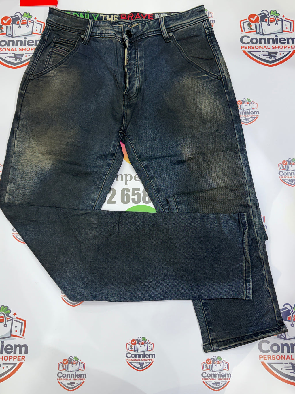 Diesel Dark blue Washed Denim Jeans