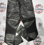 Diesel Studded Wax Coated Denim Jeans