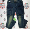 Replay Hyperflex Cargo Denim Jeans – Dark Blue  (Big cut)