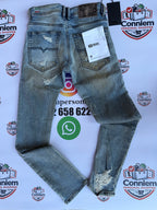 Diesel Light Wash Distressed Denim Jeans