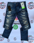 Diesel Dark Blue Washed Denim Jeans