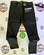 Replay Hyperflex Black Wax Coated Jeans