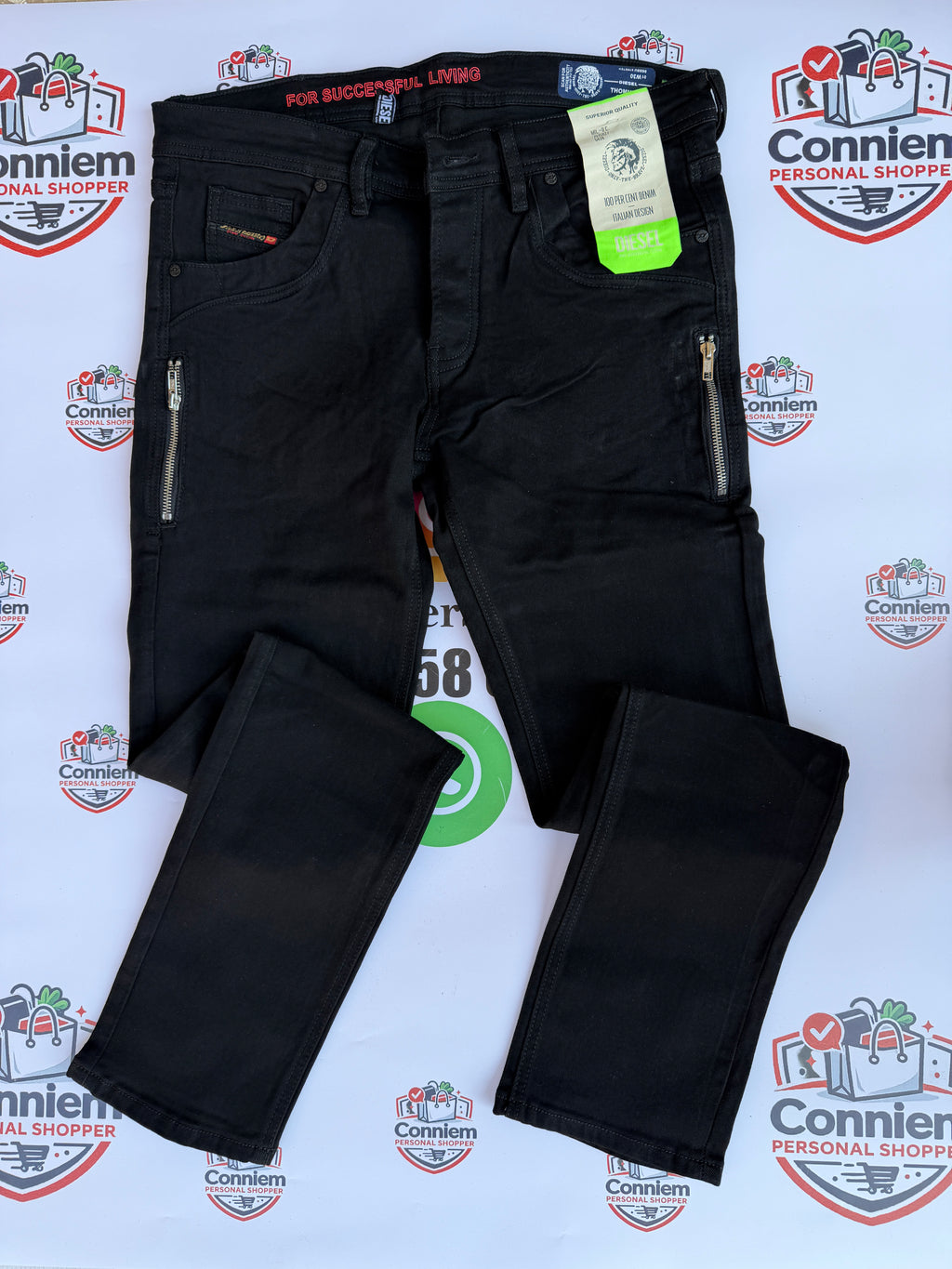 Diesel Black Denim Jeans