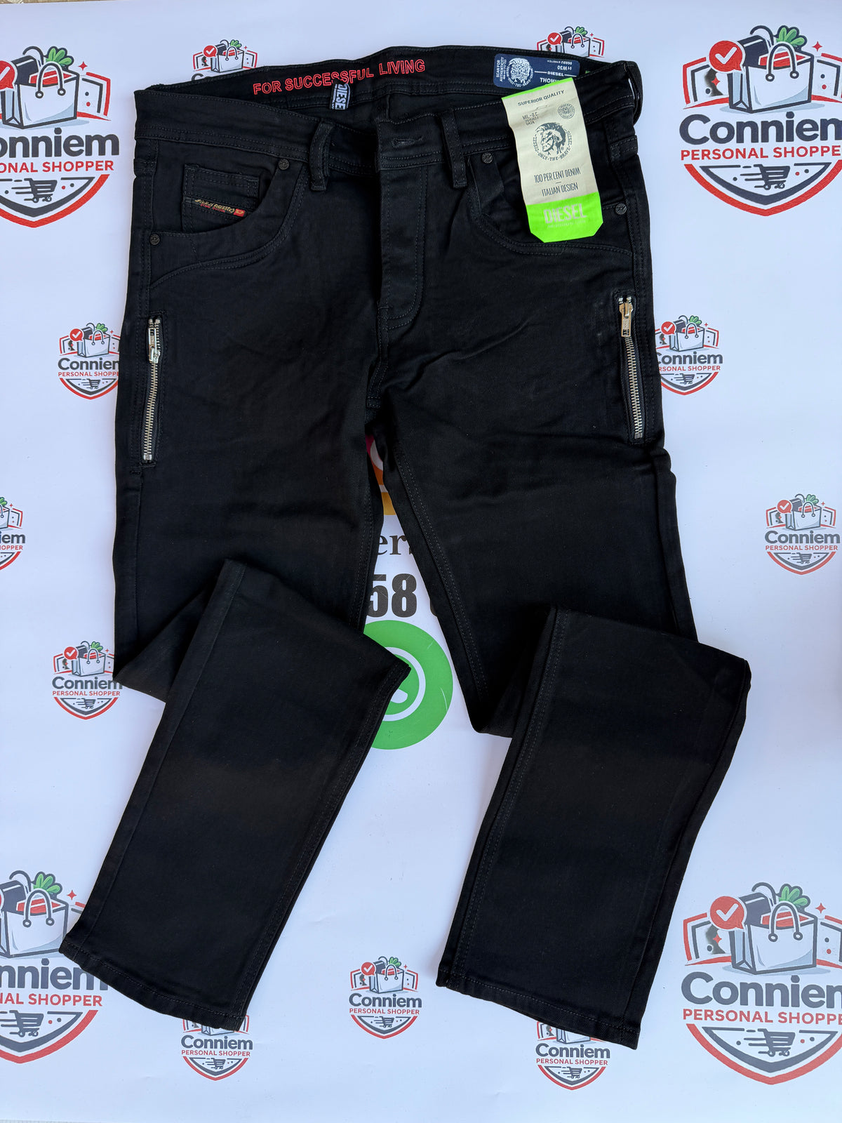 Diesel Black Denim Jeans