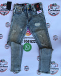 Diesel Light Wash Distressed Denim Jeans
