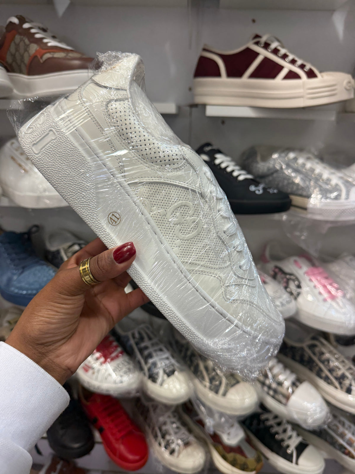 Gucci Embossed GG Chunky Sneakers
