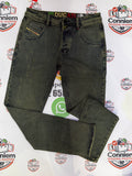 Diesel Olive Green Washed Jeans