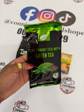 Flat tummy tea with green tea