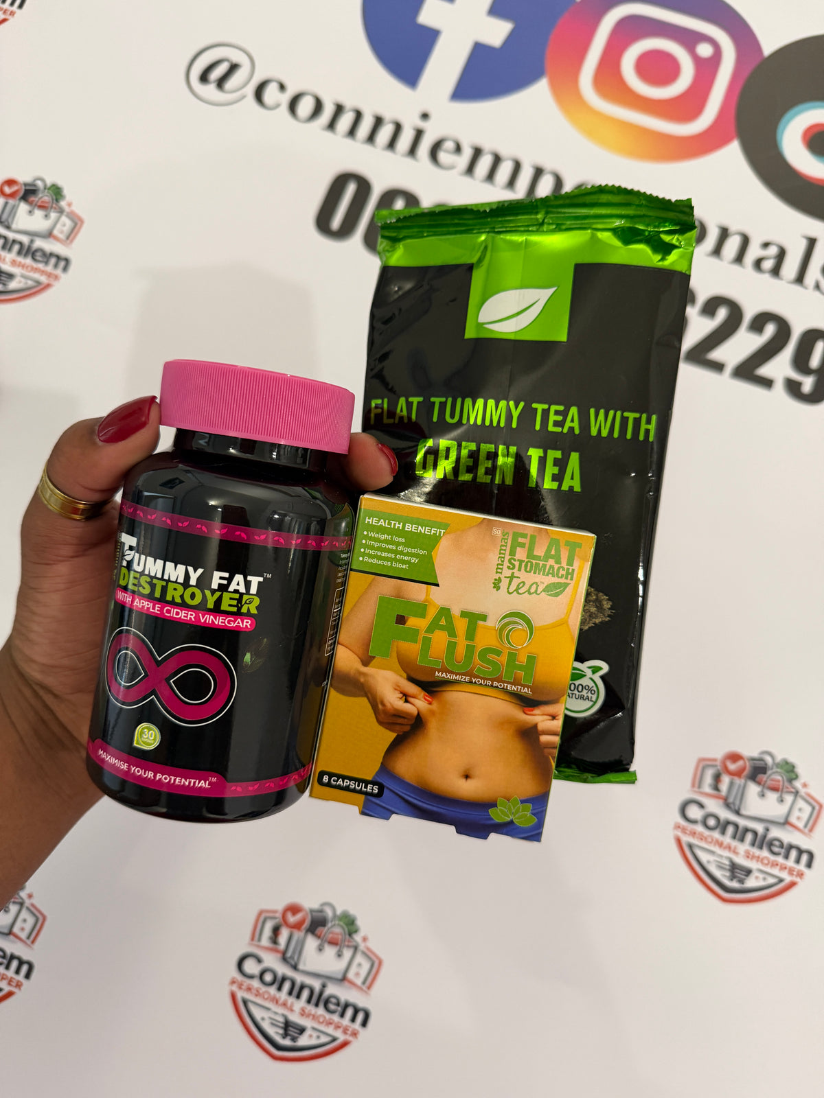 Flat tummy herbal tea Trio