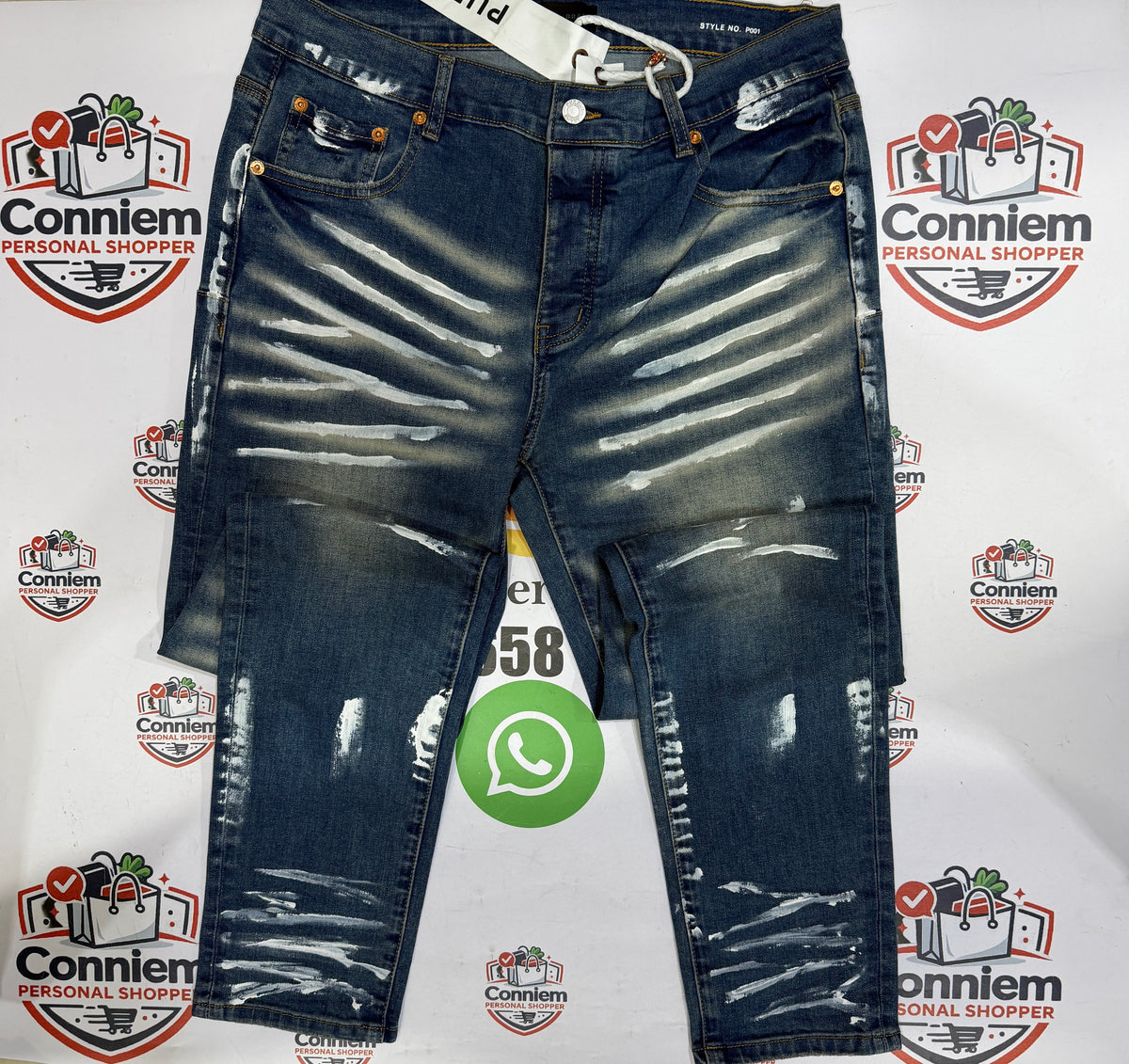 Purple Brand Premium Distressed Denim Jeans