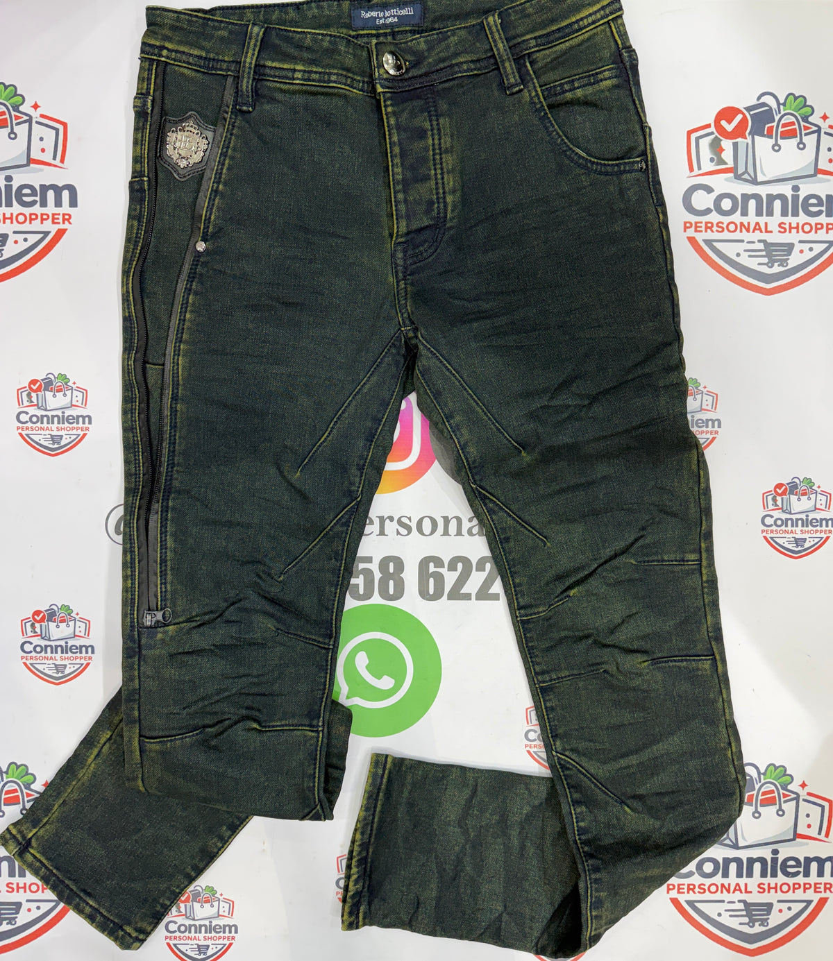 Roberto Botticelli Washed Dark Blue olive