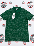 Lacoste Floral Print Premium Polo Golfer T-Shirt Shortsleeve