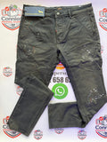 Harmont & Blaine Premium Denim Jeans – Paint Splash Edition Dark blue (Big cut)