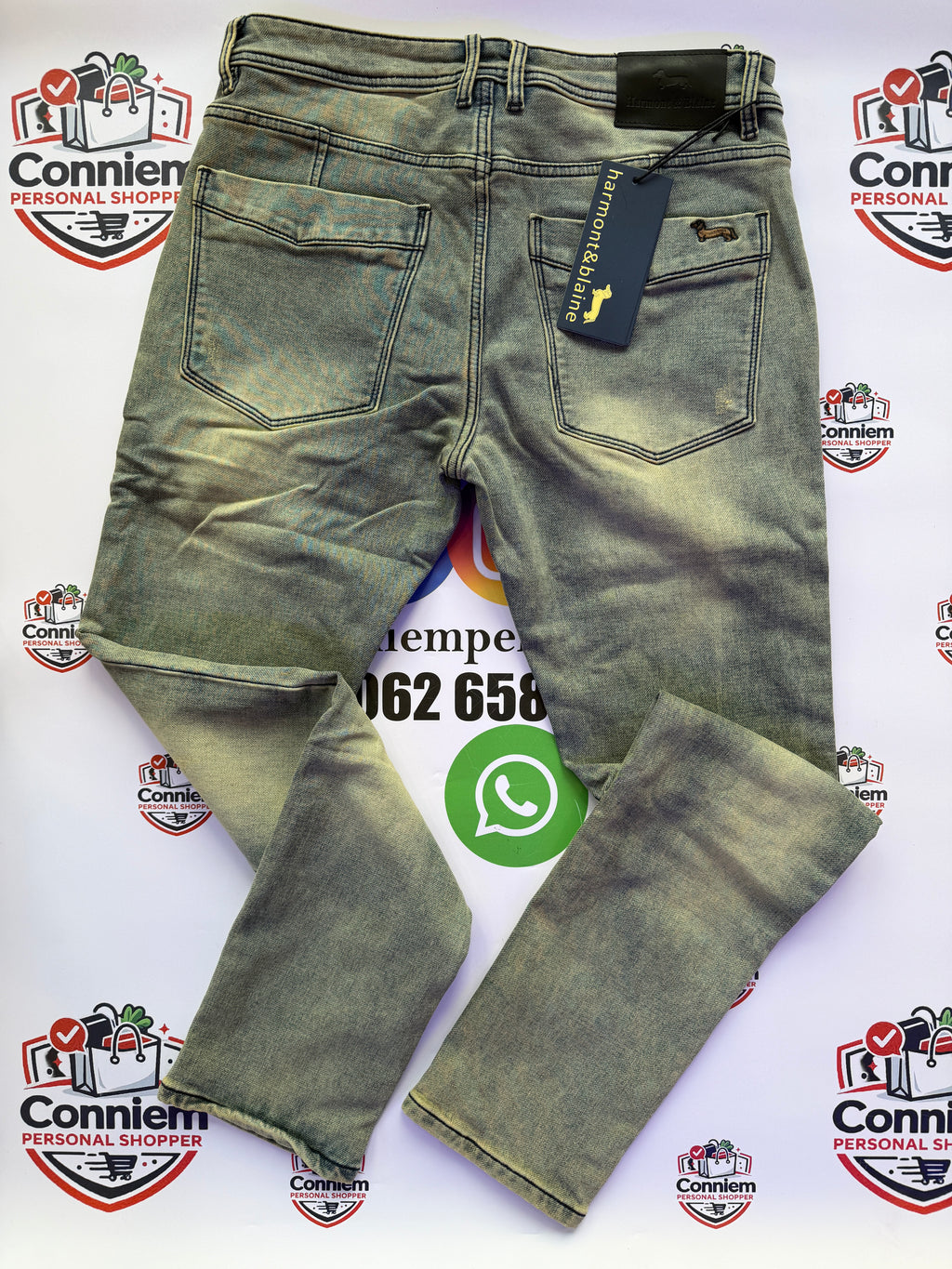 Harmont & Blaine Premium Denim Jeans -light blue grey (Big Cut)
