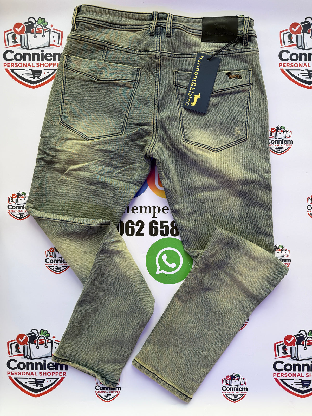 Harmont & Blaine Premium Denim Jeans -light blue grey (Big Cut)